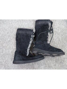 UGG Australia Tularosa  Fur-Lined Tall Boots  Women's Size 11